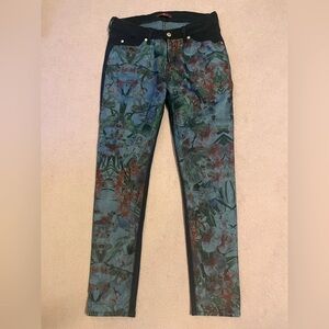 7 For All Mankind Pattern Skinny Jeans